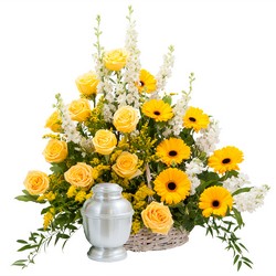 Rays of Sunshine Basket Surround In Waterford Michigan Jacobsen's Flowers
