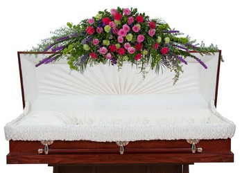 Forever Cherished Full Casket Spray In Waterford Michigan Jacobsen's Flowers