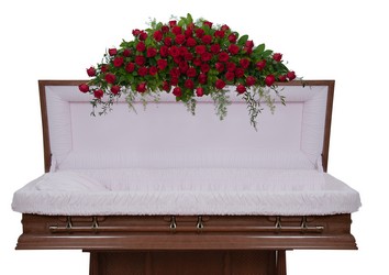 Royal Rose Full Casket Spray In Waterford Michigan Jacobsen's Flowers
