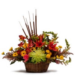 Abundant Basket In Waterford Michigan Jacobsen's Flowers