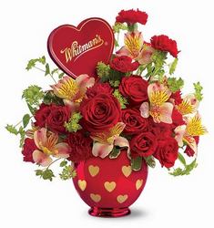 Whitman's Chocolate Bouquet by Teleflora In Waterford Michigan Jacobsen's Flowers