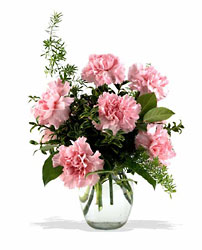 Pink Notion Vase In Waterford Michigan Jacobsen's Flowers