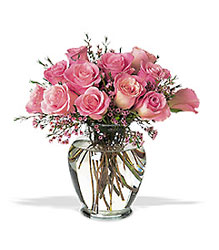 Send me Roses with free vase! In Waterford Michigan Jacobsen's Flowers