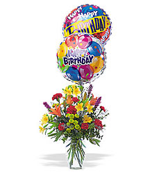 Birthday Balloon Bouquet In Waterford Michigan Jacobsen's Flowers