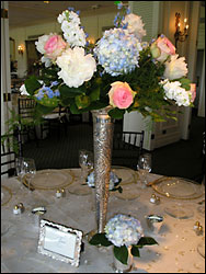 Tall vase centerpiece In Waterford Michigan Jacobsen's Flowers