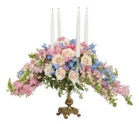 Candleabra Arrangement In Waterford Michigan Jacobsen's Flowers