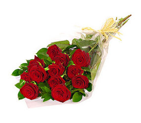 Wrapped short stem roses In Waterford Michigan Jacobsen's Flowers